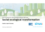 Social-ecological transformation: Country report Germany