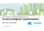 Social-ecological transformation: Country report United Kingdom