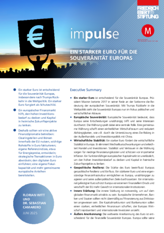 Ein starker Euro für die Souveränität Europas