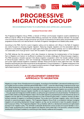 Recommendations to European and African lawmakers