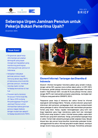 Seberapa Urgen Jaminan Pensiun untuk Pekerja Bukan Penerima Upah?