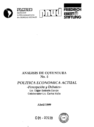 Politíca económica actual