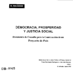 Democracia, prosperidad y justicia social